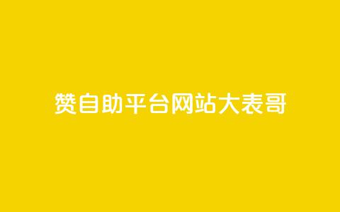 dy赞自助平台网站大表哥,自动评论神器 - ks点赞业务微信支付 刷qq空间访客量的网址一万一元  第1张