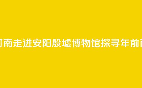 【何以中国 行走河南】走进安阳殷墟博物馆 探寻3300年前商代生活中的“美”  第1张