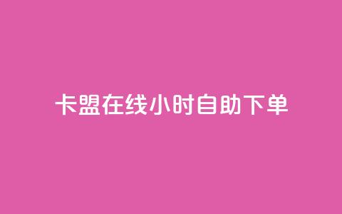 卡盟在线24小时自助下单  第1张