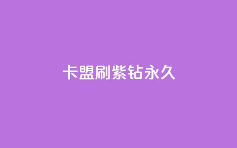 卡盟刷紫钻永久 - 永久刷紫钻的卡盟推广效果如何？。  第1张
