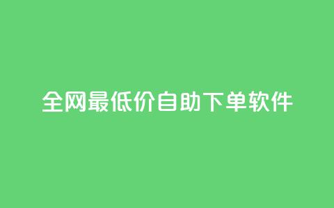 全网最低价自助下单软件,qq访客量增加网站免费 - 拼多多助力软件免费 拼多多买刀会被警察查吗  第1张