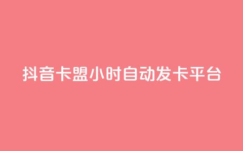 抖音卡盟24小时自动发卡平台,QQ业务网自助下单免费 - 刷快手亲密度的软件 qq自助下单平台  第1张