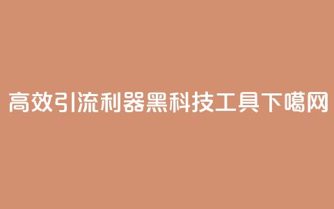 高效引流利器：黑科技SEO工具  第1张
