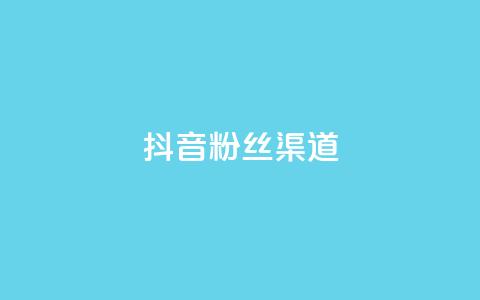抖音粉丝渠道 - 抖音粉丝获取的途径有哪些？~  第1张