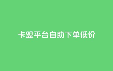 卡盟平台自助下单低价,qq刷访客量刷QQ访客 - 网红商城自助下单 1元3000粉丝快手不掉粉  第1张
