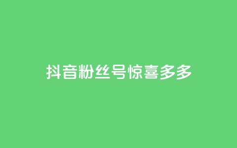 抖音粉丝号 惊喜多多.cn,低价Ks101000赞 - 快手热门助手下载 KS一毛一千赞  第1张