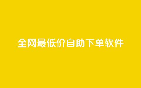 全网最低价自助下单软件,qq下单平台全网最低价 - 拼多多免费助力工具无限制 拼多多小刀测试视频  第1张