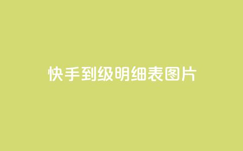 快手1到120级明细表图片,qq浏览量和访客数 - 快手粉丝一百五十万收入多少 QQ空间免费访客量网址  第1张