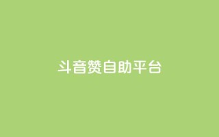 斗音赞自助平台 - 音乐自助推广平台的新选择！