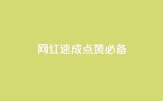 网红速成：点赞必备！