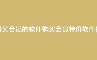 低价买qq会员的软件(购买QQ会员特价软件推荐)