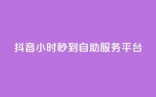 抖音24小时秒到自助服务平台,ks便宜的下单平台 - 抖音评论挣钱是什么套路 - Dy号商购买