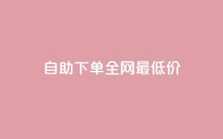 自助下单全网最低价ks,有赞商城 - 24小时自助下单拼多多 - dy自助平台业务下单真人