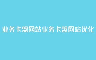 dy业务卡盟网站(DY业务卡盟网站优化)