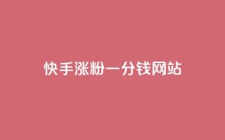 快手涨粉一分钱网站,快手24小时在线下单平台免费 - 有赞商城 - 快手一元100攒链接