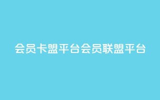 qq会员卡盟平台(qq会员联盟平台)