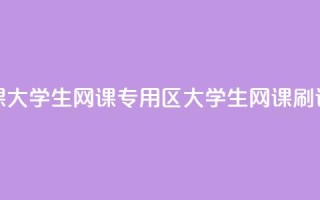 卡盟刷网课大学生网课专用区(大学生网课刷课平台汇总)