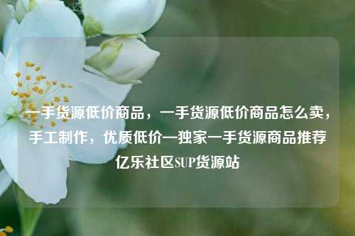 一手货源低价商品，一手货源低价商品怎么卖	，手工制作，优质低价—独家一手货源商品推荐亿乐社区SUP货源站  第1张