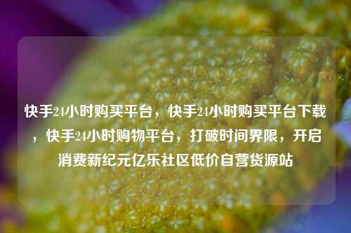 快手24小时购买平台，快手24小时购买平台下载，快手24小时购物平台	，打破时间界限，开启消费新纪元亿乐社区低价自营货源站  第1张
